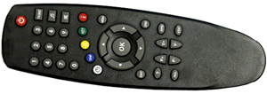 34 Key Remote Front View